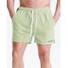 image:imageNELEUS Mens 7 inch Running Shorts Athletic Gym Workout Shorts with Pockets3d Honeycomb Fabric BlackOrangeLight Green