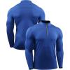 image:imageNELEUS Mens Compression Shirts 14 Zip Pullover Long Sleeved Running Shirts 3 Pack5086 BlackGreyBlue
