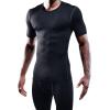 image:imageNELEUS Mens Dry Fit Athletic Running Shirt5003 Black grey navy Blue 3 Pack