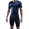 image:imageNELEUS Mens Dry Fit Athletic Running Shirt5003 Black grey navy Blue 3 Pack