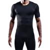image:imageNELEUS Mens Dry Fit Athletic Running Shirt5003 Black grey white 3 Pack