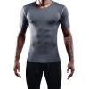image:imageNELEUS Mens Dry Fit Athletic Running Shirt5003 Black grey white 3 Pack