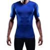 image:imageNELEUS Mens Dry Fit Athletic Running Shirt5003 Black white blue 3 Pack