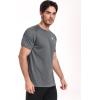 image:imageNELEUS Mens Dry Fit Athletic Running Shirt5012 BlackGreyOlive Green