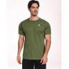 image:imageNELEUS Mens Dry Fit Athletic Running Shirt5012 BlackGreyOlive Green
