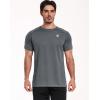 image:imageNELEUS Mens Dry Fit Athletic Running Shirt5012 BlackGreyOlive Green