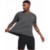 image:imageNELEUS Mens Dry Fit Athletic Running Shirt5017 Dark GreyDark GreyDark Grey