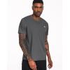 image:imageNELEUS Mens Dry Fit Athletic Running Shirt5017 Dark GreyDark GreyDark Grey