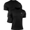 image:imageNELEUS Mens Dry Fit Athletic Running Shirt508 BlackBlueRed 3 Pack
