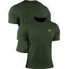image:imageNELEUS Mens Dry Fit Athletic Running Shirt508 BlackGreyOlive Green 3 Pack