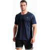 image:imageNELEUS Mens Dry Fit Athletic Running ShirtZ027 BlackGreyNavy Blue 3 Pack