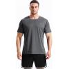 image:imageNELEUS Mens Dry Fit Athletic Running ShirtZ027 BlackGreyOlive Green 3 Pack