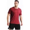image:imageNELEUS Mens Dry Fit Athletic Running ShirtZ027 BlackGreyRed 3 Pack