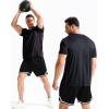 image:imageNELEUS Mens Dry Fit Athletic Running ShirtZ027 BlackGreyRed 3 Pack