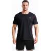 image:imageNELEUS Mens Dry Fit Athletic Running ShirtZ027 BlackGreyRed 3 Pack
