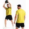 image:imageNELEUS Mens Dry Fit Athletic Running ShirtZ027 RedYellowBlue 3 Pack