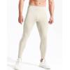 image:imageNELEUS Mens Dry Fit Compression Pants Workout Running Leggings6107 BlackCreamy White 2 Pack