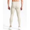 image:imageNELEUS Mens Dry Fit Compression Pants Workout Running Leggings6107 BlackCreamy White 2 Pack