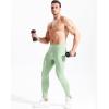 image:imageNELEUS Mens Dry Fit Compression Pants Workout Running Leggings6107 BlackLight Green 2 Pack