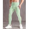 image:imageNELEUS Mens Dry Fit Compression Pants Workout Running Leggings6107 PinkLight Green 2 Pack