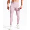 image:imageNELEUS Mens Dry Fit Compression Pants Workout Running Leggings6107 PinkLight Green 2 Pack