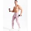 image:imageNELEUS Mens Dry Fit Compression Pants Workout Running Leggings6107 PinkLight Green 2 Pack