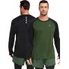 image:imageNELEUS Mens Dry Fit Long Sleeve Athletic Running Shirts05 BlackGreyNavy BlueGreen 4 Pack