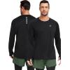 image:imageNELEUS Mens Dry Fit Long Sleeve Athletic Running Shirts05 BlackGreyNavy BlueGreen 4 Pack