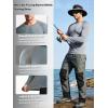 image:imageNELEUS Mens Dry Fit Long Sleeve Athletic Running Shirts5060 BlackGreyBaby Blue 3 Pack