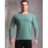 image:imageNELEUS Mens Dry Fit Long Sleeve Athletic Running Shirts5060 BlackGreyBlackish Green 3 Pack
