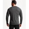 image:imageNELEUS Mens Dry Fit Long Sleeve Athletic Running Shirts5060 BlackGreyWhite 3 Pack