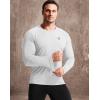 image:imageNELEUS Mens Dry Fit Long Sleeve Athletic Running Shirts5060 BlackGreyWhite 3 Pack