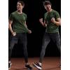 image:imageNELEUS Mens Dry Fit Mesh Athletic Shirts5033 3 Pack Black grey olive Green