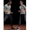 image:imageNELEUS Mens Dry Fit Mesh Athletic Shirts5033 3 Pack Black grey red