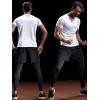 image:imageNELEUS Mens Dry Fit Mesh Athletic Shirts5033 3 Pack Black grey white