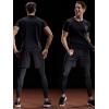 image:imageNELEUS Mens Dry Fit Mesh Athletic Shirts5033 3 Pack Black red blue
