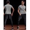 image:imageNELEUS Mens Dry Fit Mesh Athletic Shirts5033 3 Packblack grey navy Blue