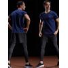 image:imageNELEUS Mens Dry Fit Mesh Athletic Shirts5033 3 Packblue olive Green navy Blue