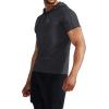 image:imageNELEUS Mens Dry Fit Performance Athletic Shirt with Hoods5063 3 Pack black GreySlate GrayRed
