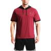 image:imageNELEUS Mens Dry Fit Performance Athletic Shirt with HoodsBlack