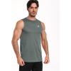 image:imageNELEUS Mens Dry Fit Workout Running Muscle Tank Top5015 BlackGreyOlive Green