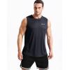 image:imageNELEUS Mens Dry Fit Workout Running Muscle Tank Top5042 BlackGreyBlue