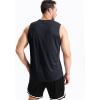 image:imageNELEUS Mens Dry Fit Workout Running Muscle Tank Top5042 BlackGreyWhite