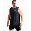 image:imageNELEUS Mens Dry Fit Workout Running Muscle Tank Top5042 BlackGreyWhite