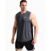 image:imageNELEUS Mens Dry Fit Workout Running Muscle Tank Top5042 GreyOlive GreenBlue