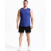 image:imageNELEUS Mens Dry Fit Workout Running Muscle Tank Top5042 GreyOlive GreenBlue