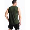 image:imageNELEUS Mens Dry Fit Workout Running Muscle Tank Top5042 GreyOlive GreenBlue