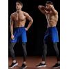 image:imageNELEUS Mens Lightweight Workout Athletic Shorts with Pockets6056 BlackGreyBlue 3 Pack