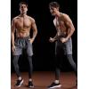 image:imageNELEUS Mens Lightweight Workout Athletic Shorts with Pockets6056 BlackGreyRed 3 Pack
