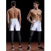 image:imageNELEUS Mens Lightweight Workout Athletic Shorts with Pockets6056 BlackGreyWhite 3 Pack
